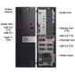 Dell OptiPlex 7070 SFF High Performance Desktop PC - Windows 11 Pro, Wireless Keyboard and Mouse - Refurbished