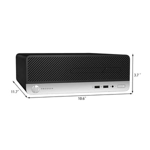 HP ProDesk 400 G5 SFF Business Desktop Computer PC - Windows 11 Pro, Wireless Keyboard and Mouse - Refurbished