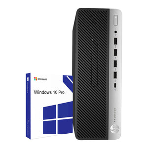 HP ProDesk 600 G3 SFF Computer Desktop PC - Windows 10 Pro, Wired Keyboard and Mouse - Refurbished