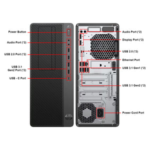 HP Z1 G5 Entry Tower Workstation PC - Windows 11 Pro, Wireless Keyboard and Mouse - Refurbished