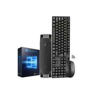HP Z2 Mini G3 WorkStation Desktop PC / Intel Xeon Processor E3-1225 V6 Up to 3.70GHz / 16GB DDR4 RAM / 256GB SSD / Wireless Keyboard and Mouse / Windows 10 Pro - Refurbished