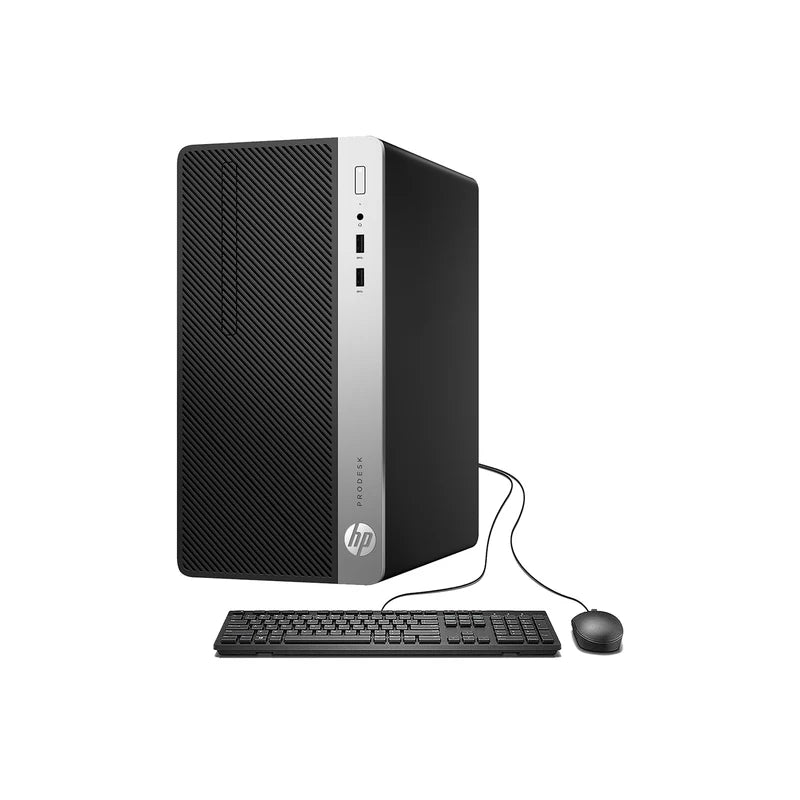 HP ProDesk 400 G4 Business Tower High Performance Desktop PC - Windows 10 Pro, Wired Keyboard and Mouse - Refurbished