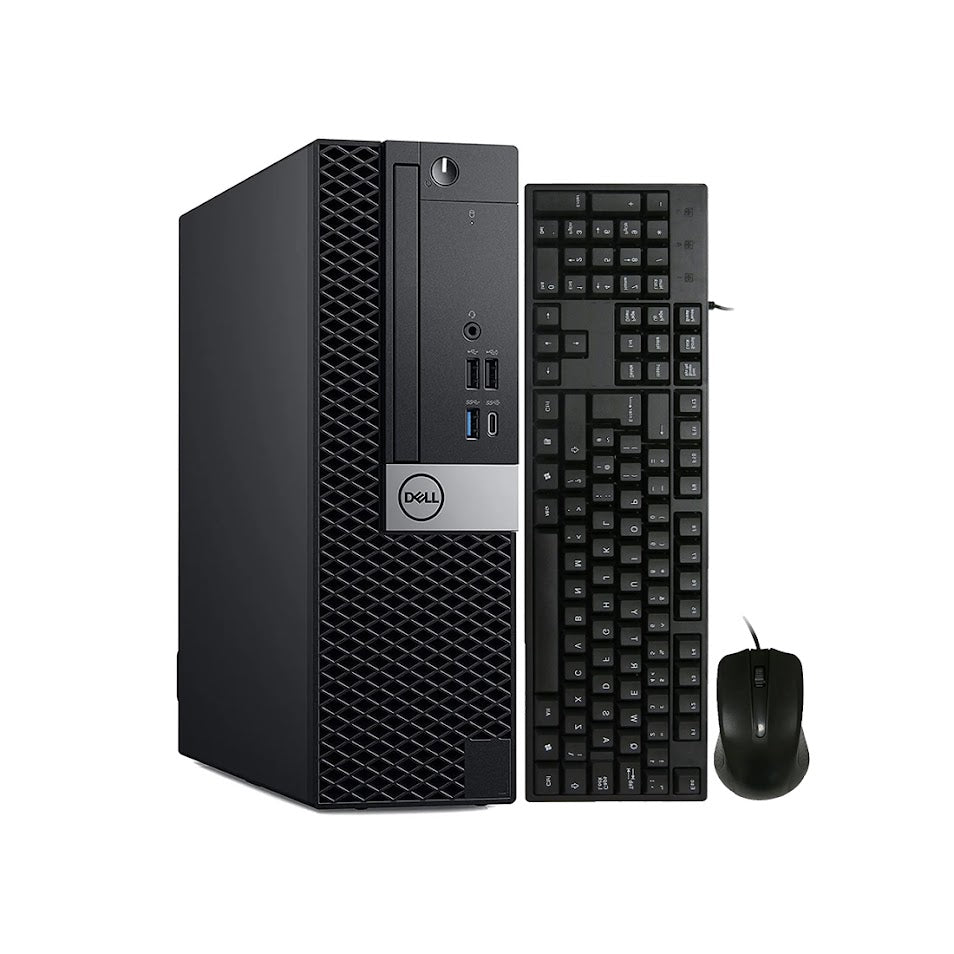 Dell OptiPlex 7050 SFF Desktop Computer PC - WINDOWS 10 PRO Wired Keyboard and Mouse - Refurbished